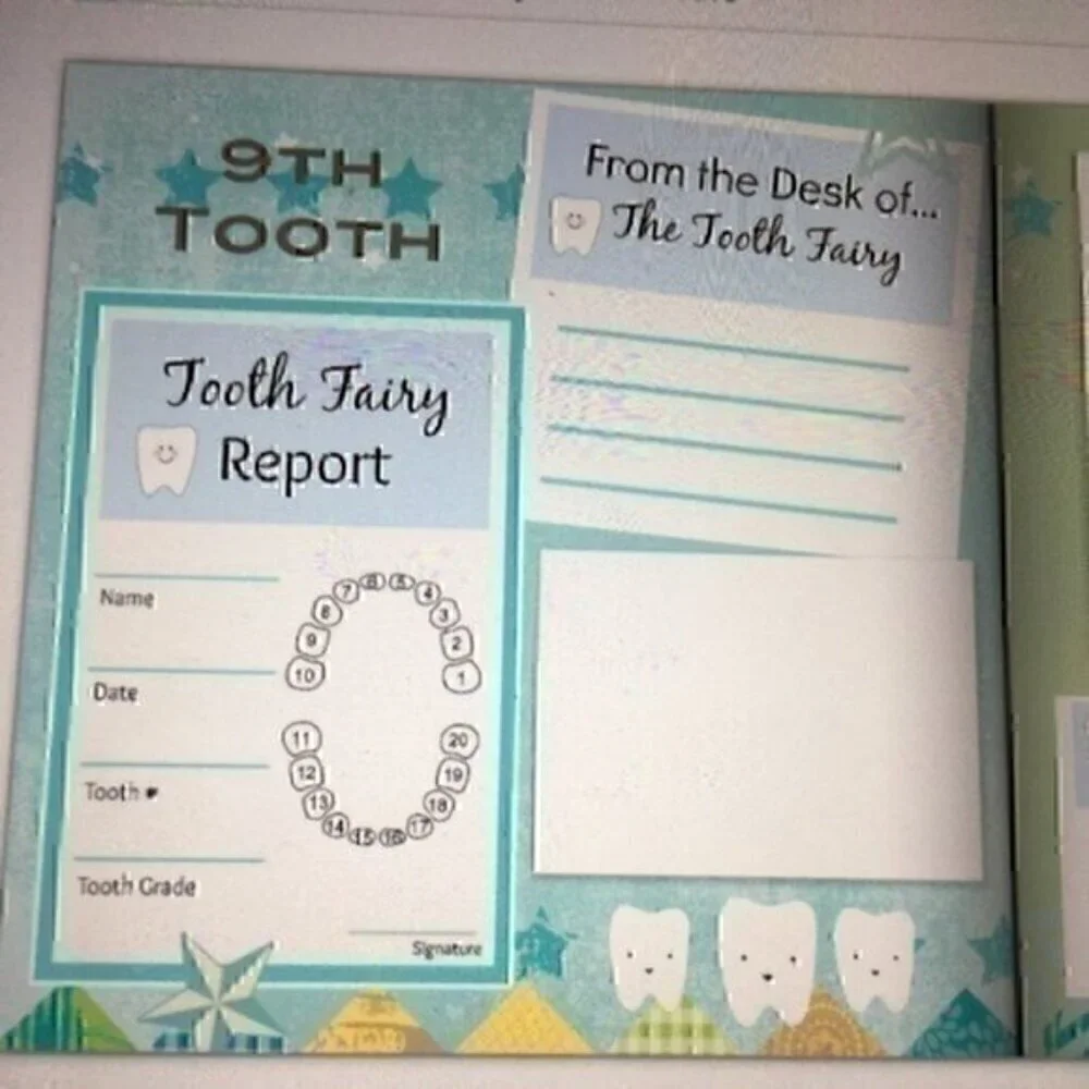 8x8 Hardcover Boys First Tooth book